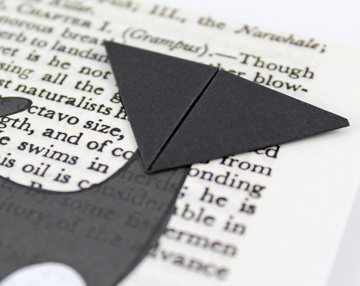 Orca Card with Origami Bookmark