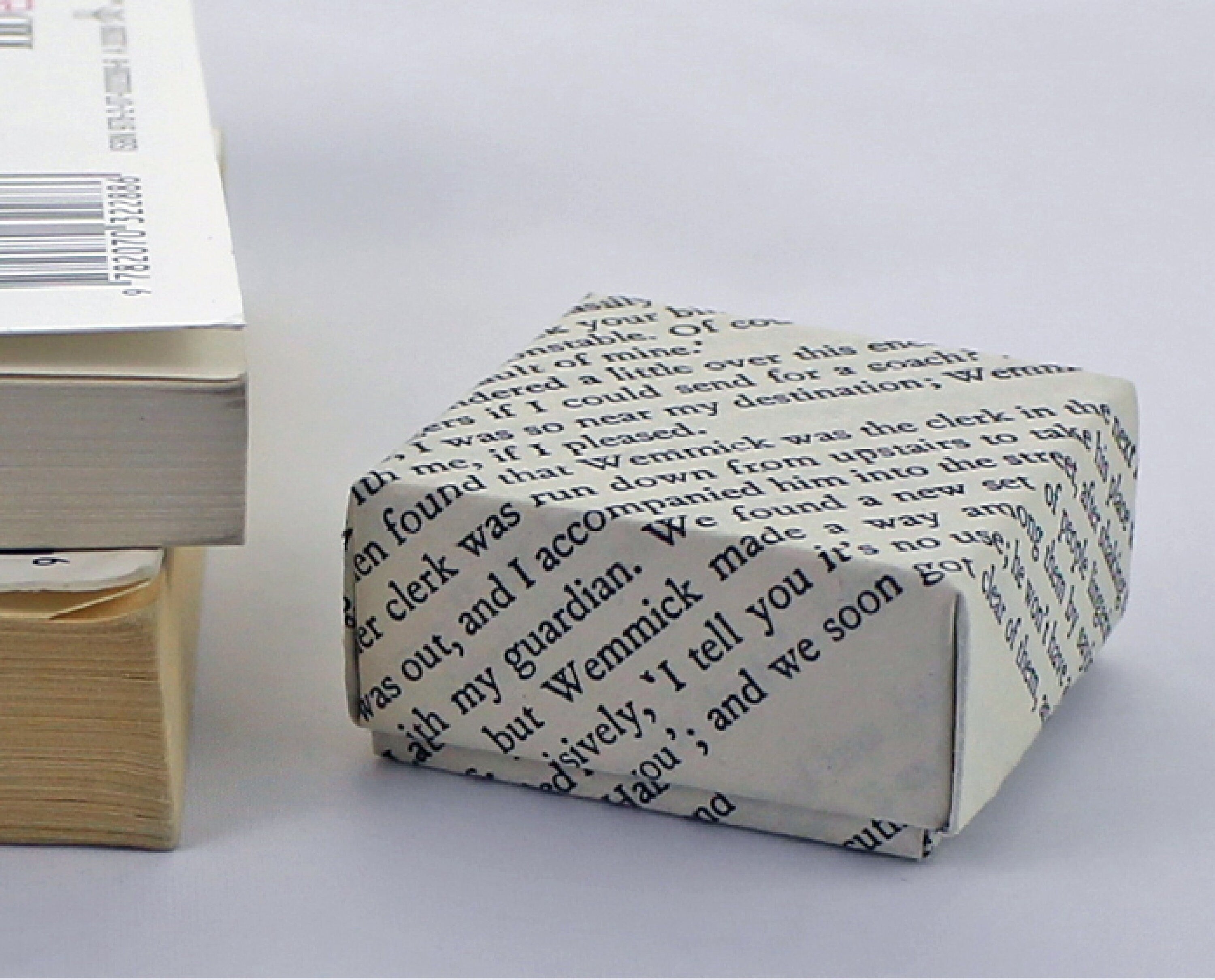 Pig Bookmark with Origami Gift Box