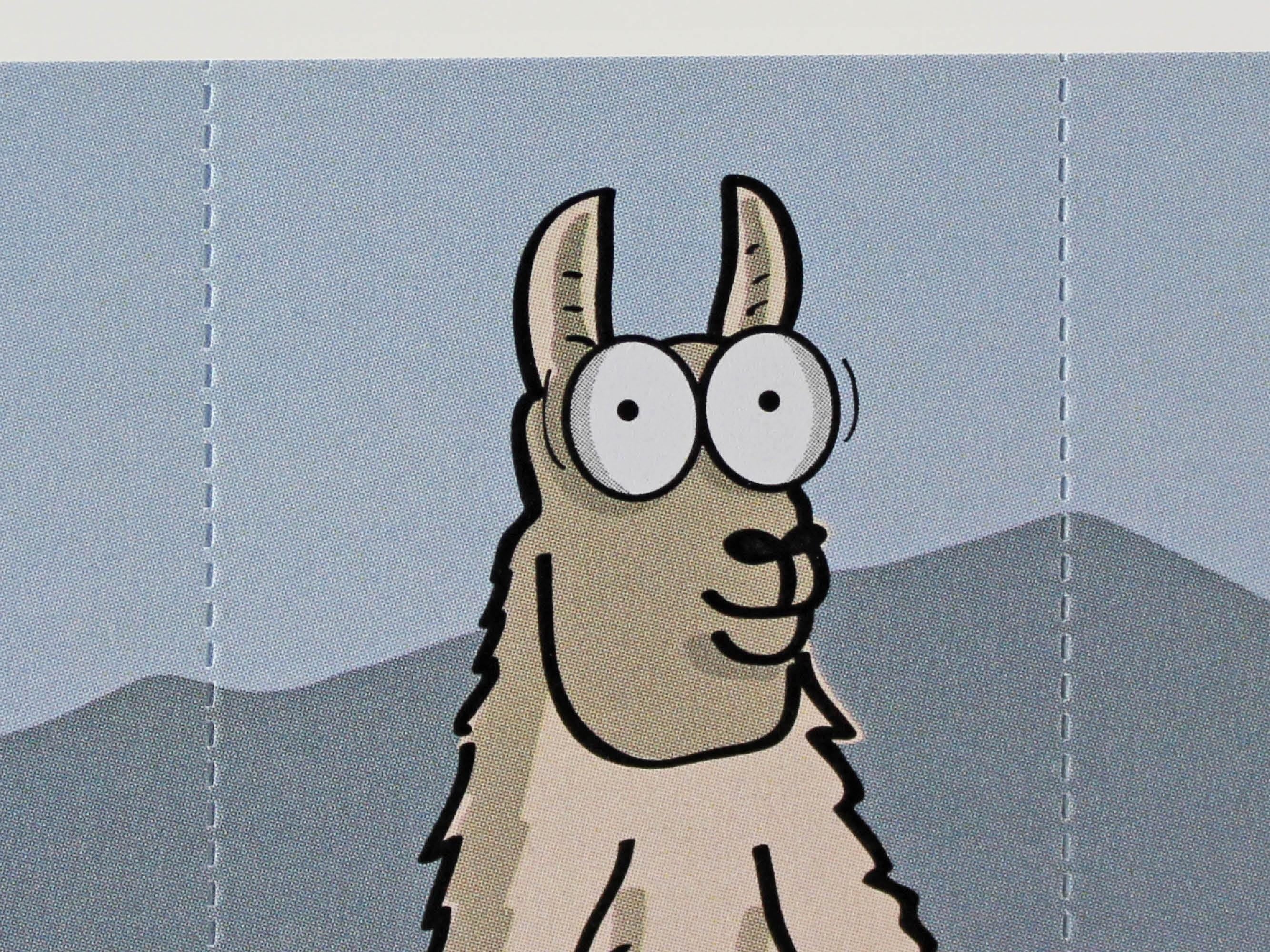Llama Card with Bookmark