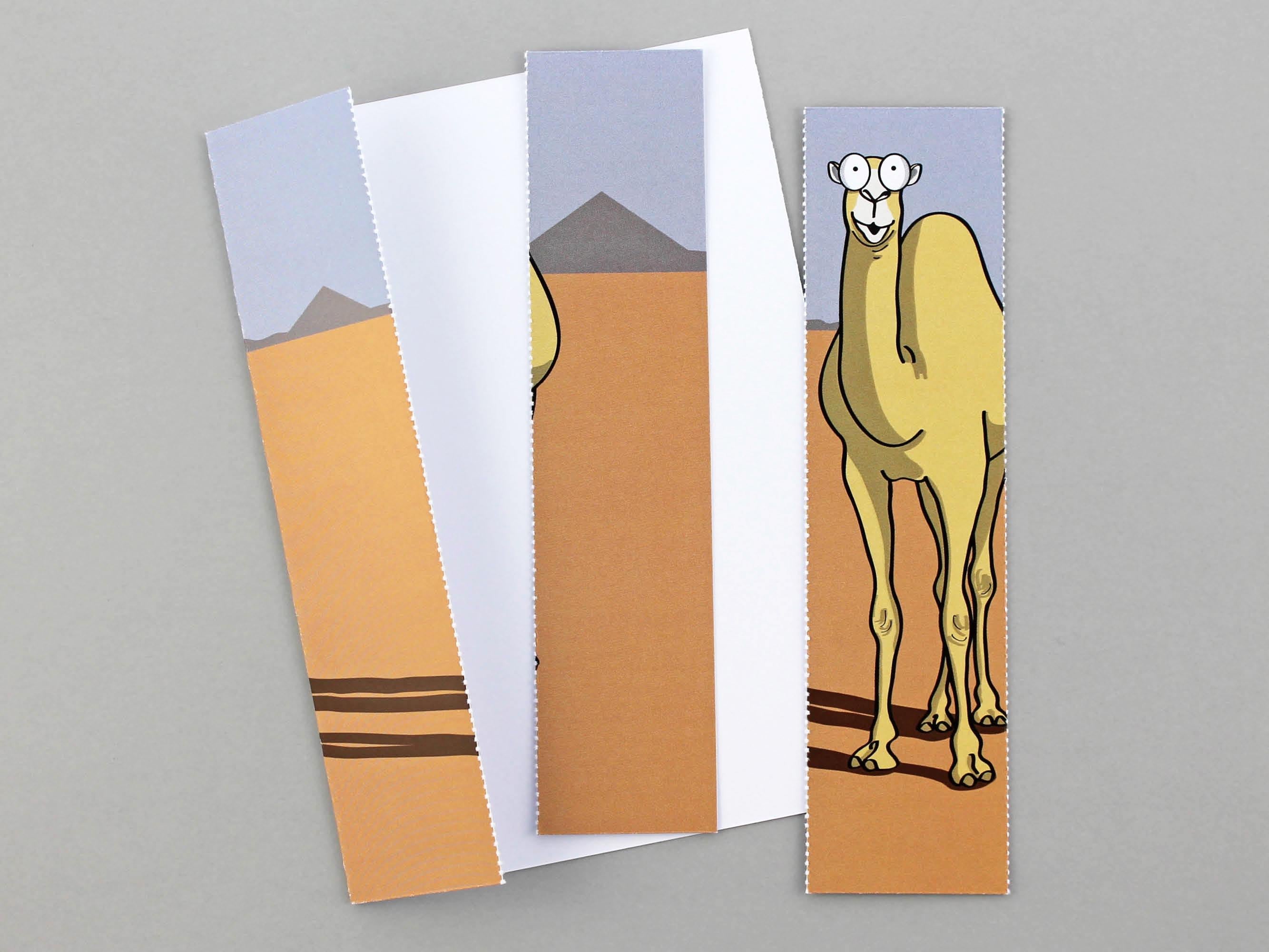 Camel Card with Bookmark