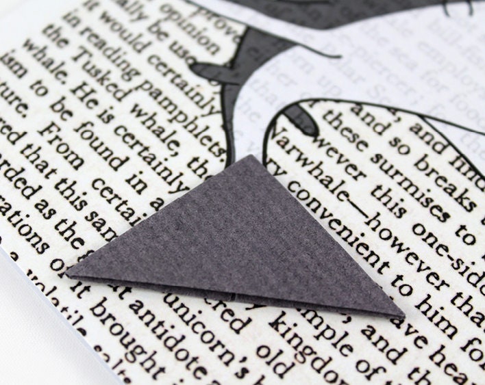Shark Card with Origami Bookmark