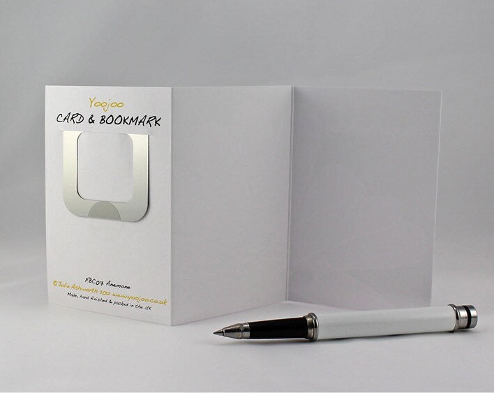 Anemone Birthday Card with Bookmark