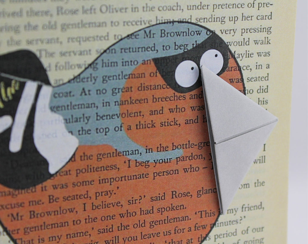 Chaffinch Card with Origami Bookmark