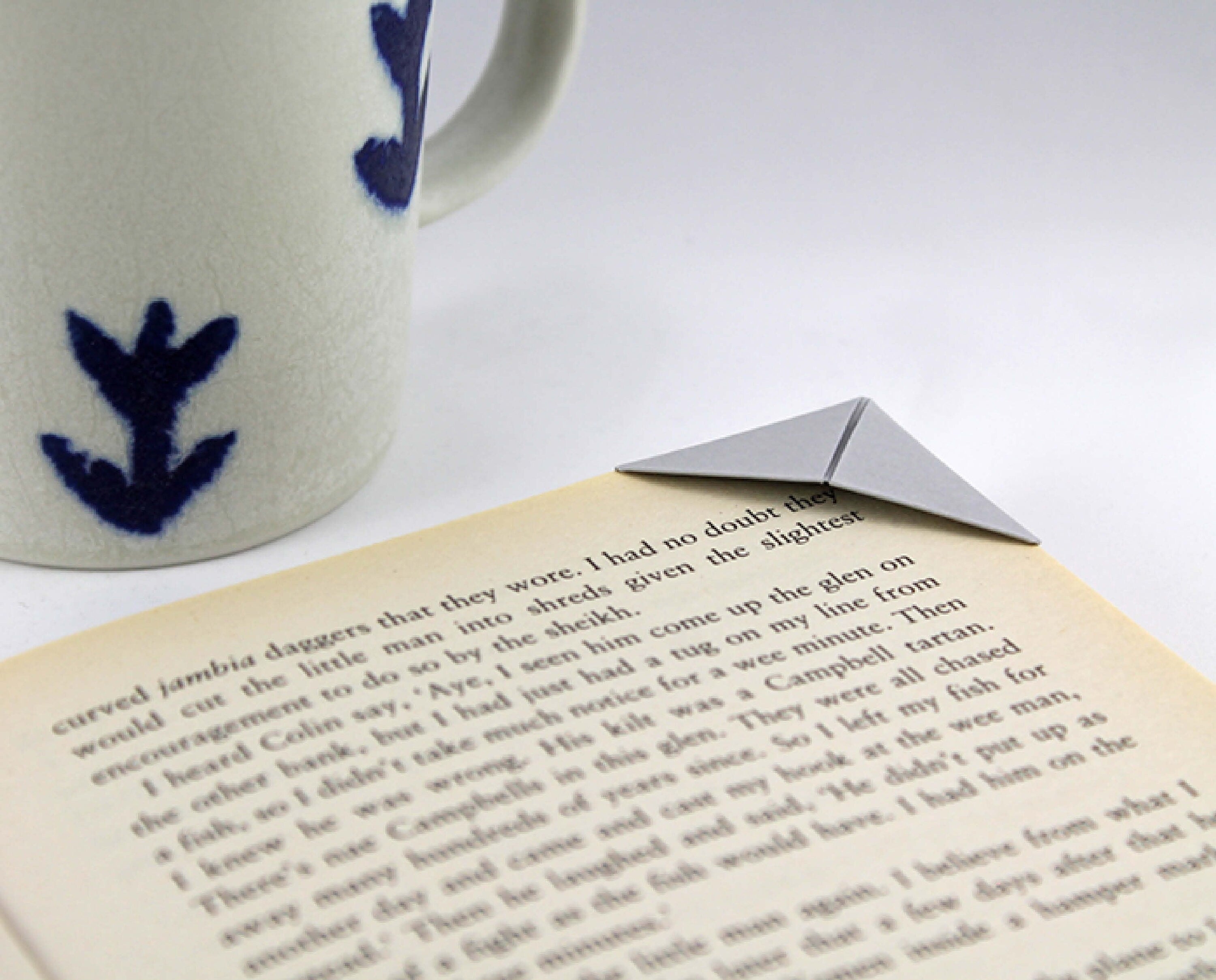 Pigeon Card with Origami Bookmark