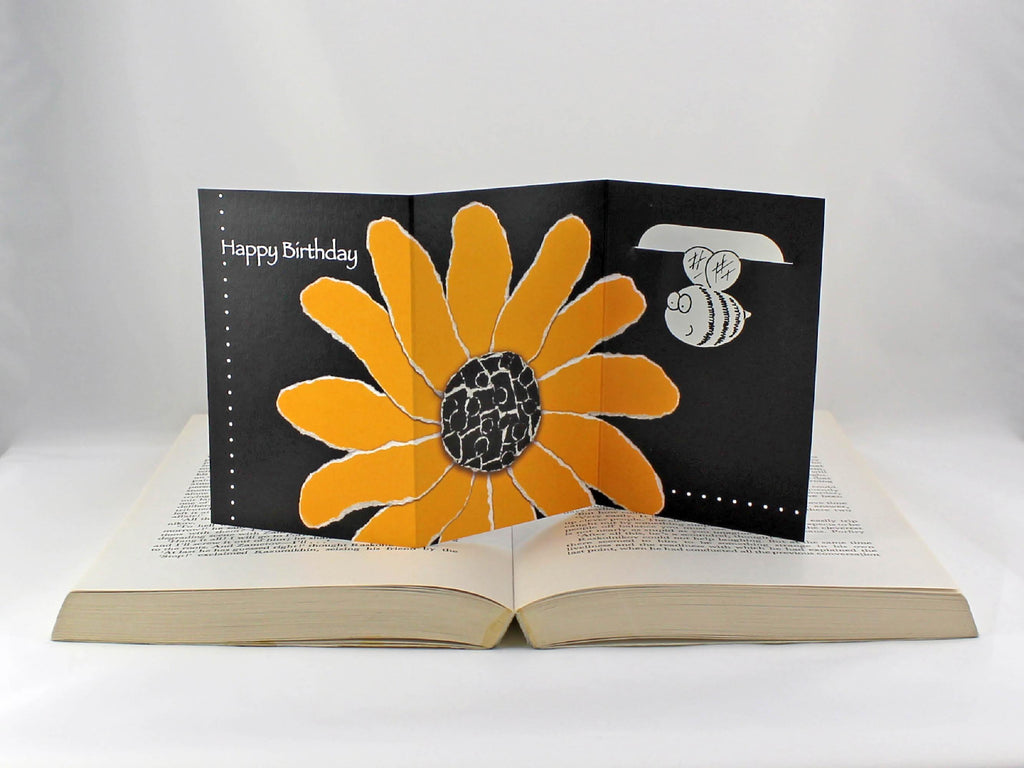 Rudbeckia Birthday Card with Bookmark