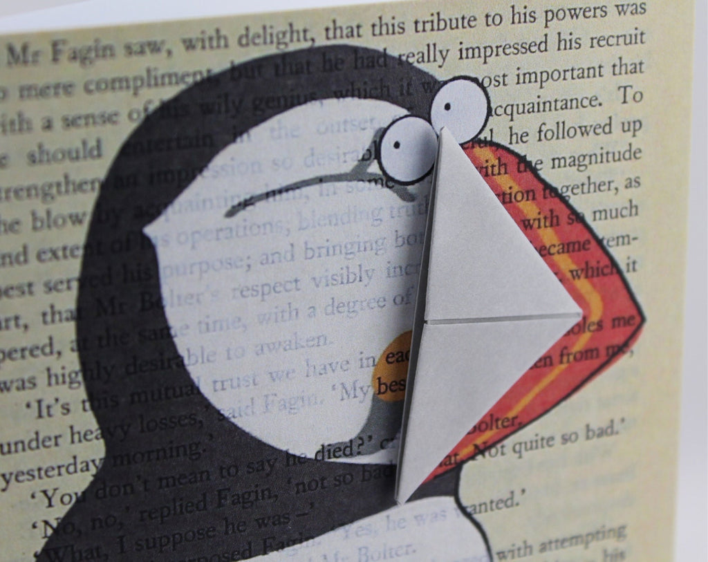 Puffin Card with Origami Bookmark