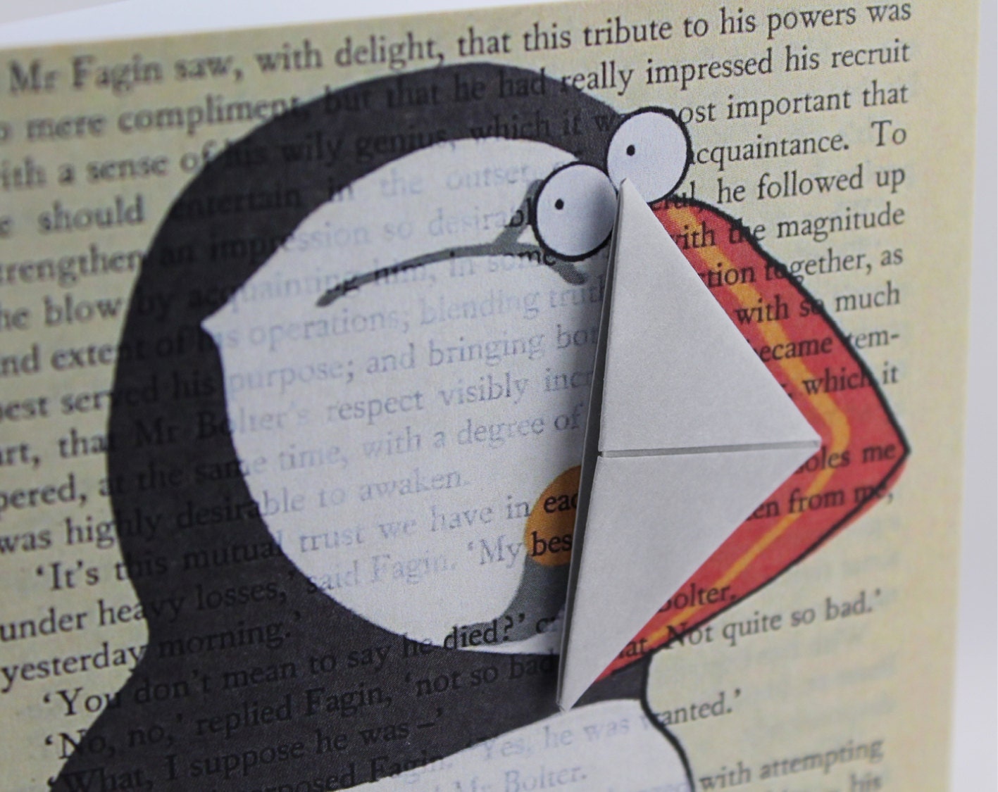 Puffin Card with Origami Bookmark
