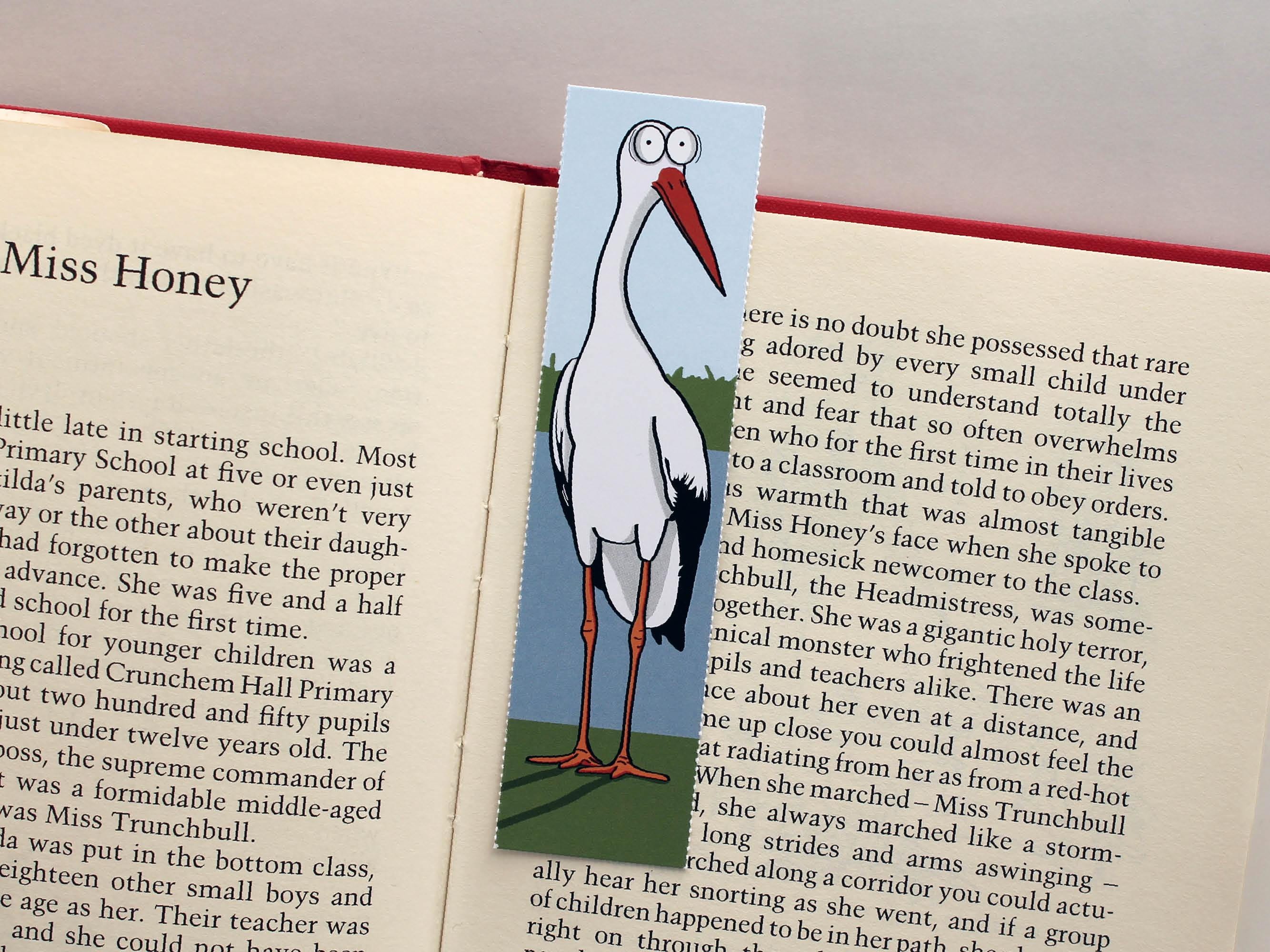 Stork Card with Bookmark