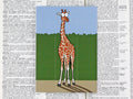 Giraffe Card with Bookmark