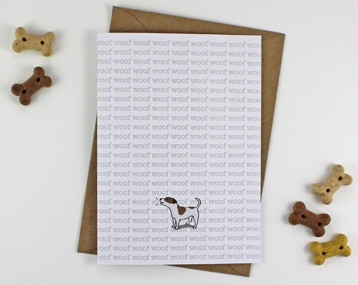 Jack Russell Card with Bookmark