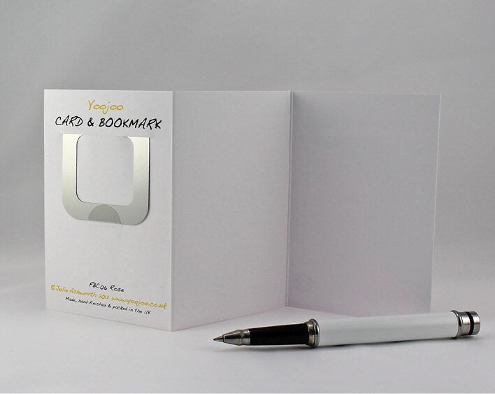 Rose Birthday Card with Bookmark