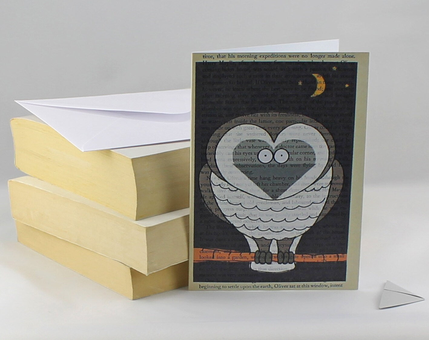 Owl Card with Origami Bookmark