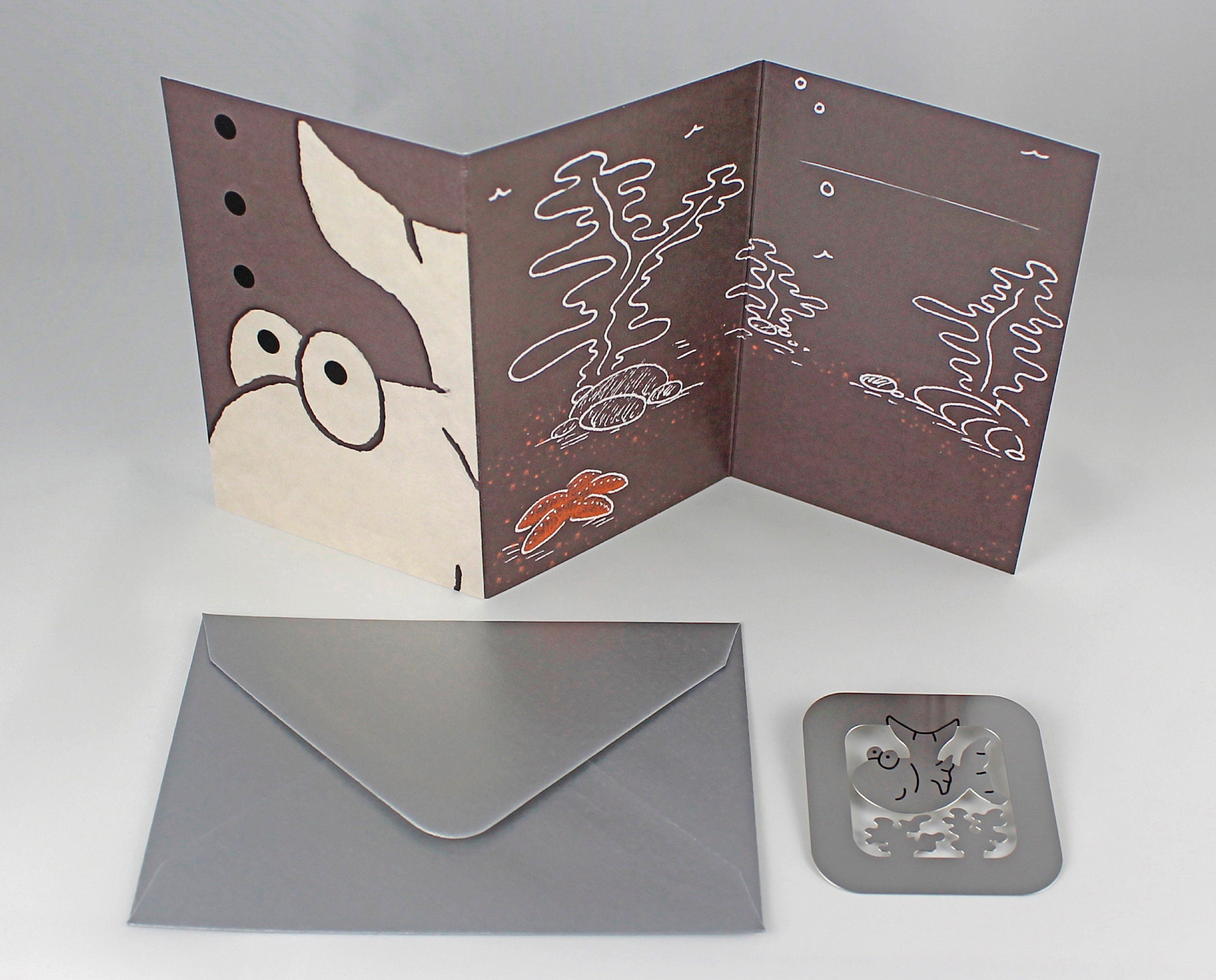 Fish Card with Bookmark