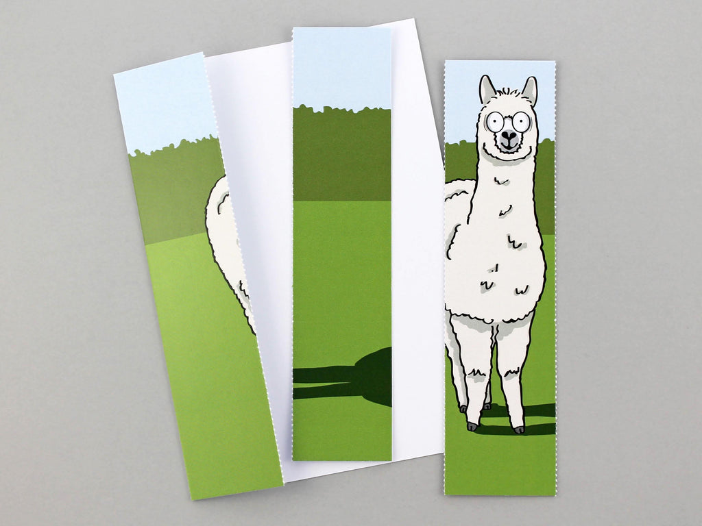 Alpaca Card with Bookmark