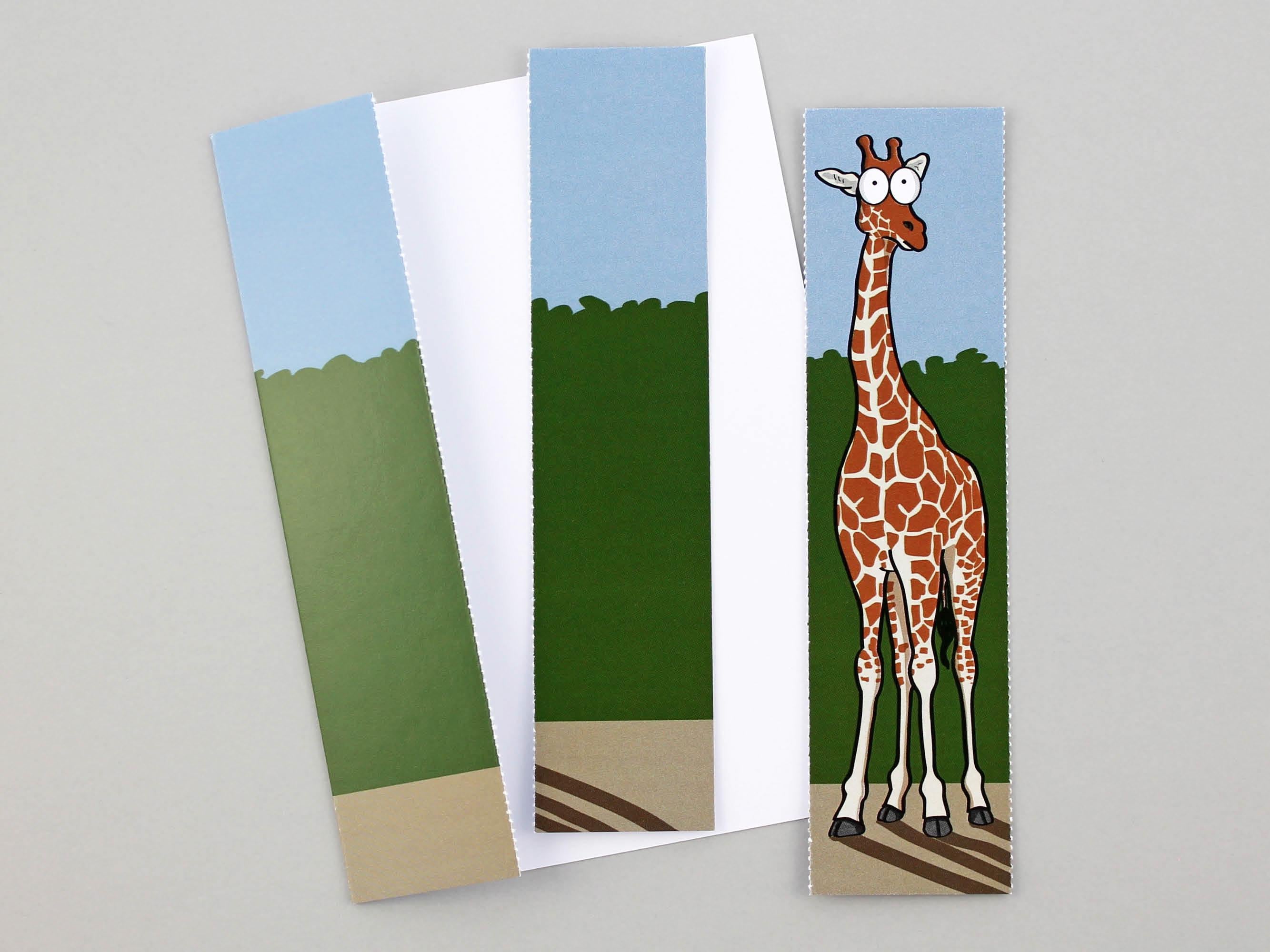 Giraffe Card with Bookmark