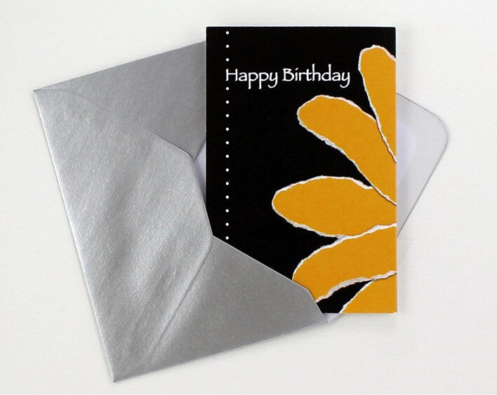 Rudbeckia Birthday Card with Bookmark