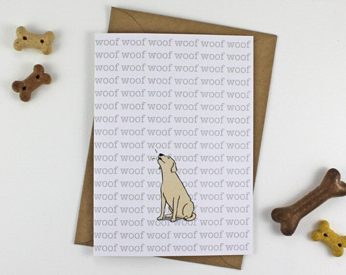 Labrador Card with Bookmark