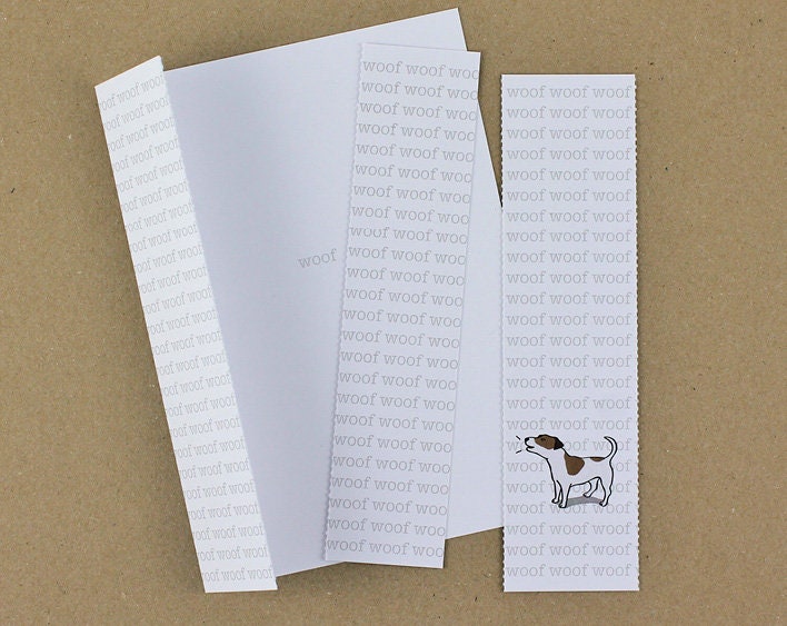 Jack Russell Card with Bookmark