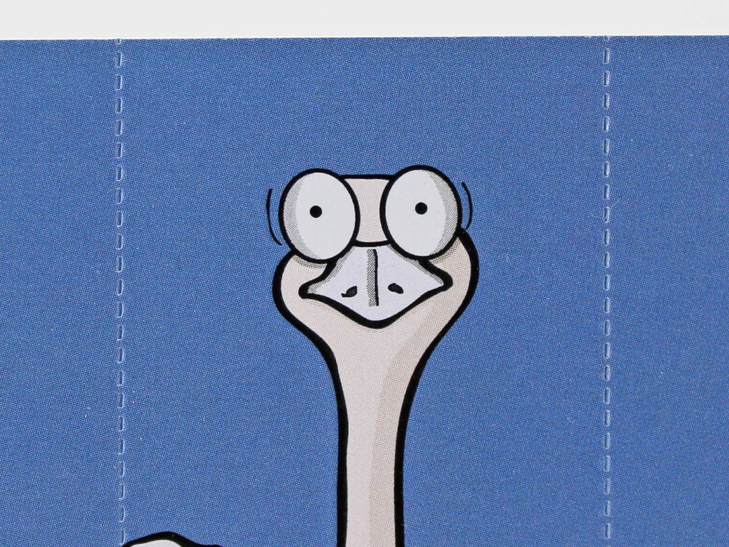 Ostrich Card with Bookmark