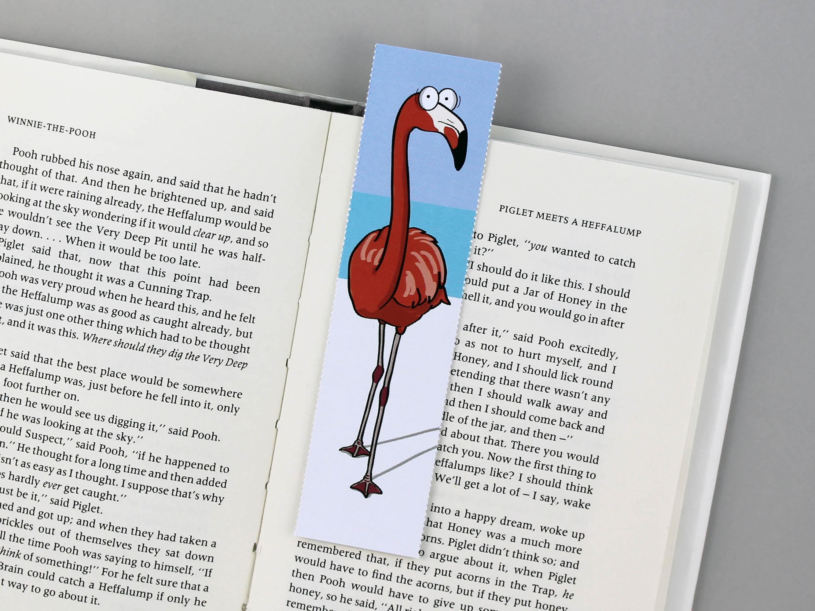 Flamingo Card with Bookmark