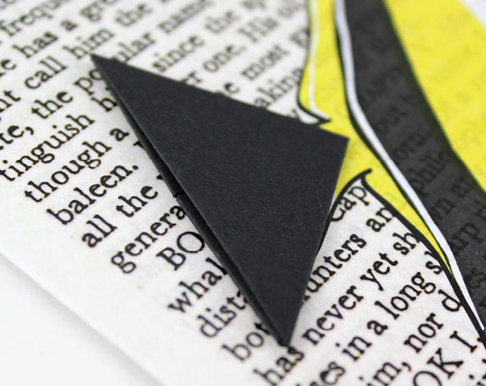 Moorish Idol Card with Origami Bookmark