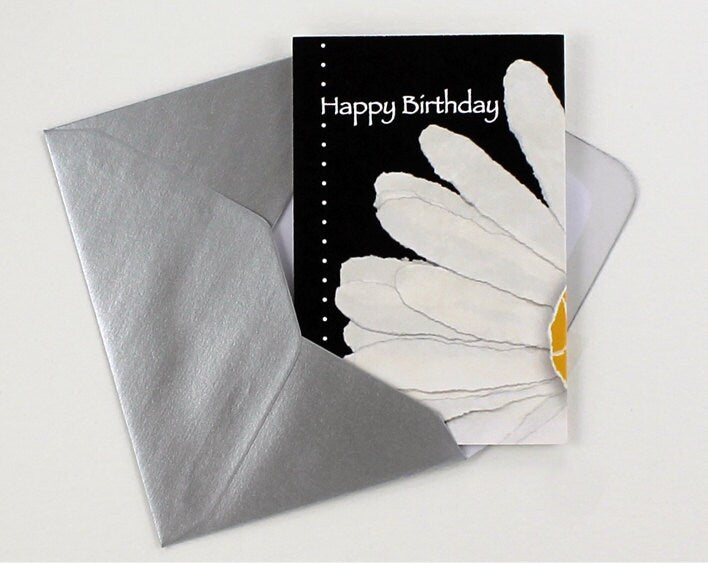 Daisy Birthday Card with Bookmark