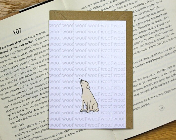 Labrador Card with Bookmark
