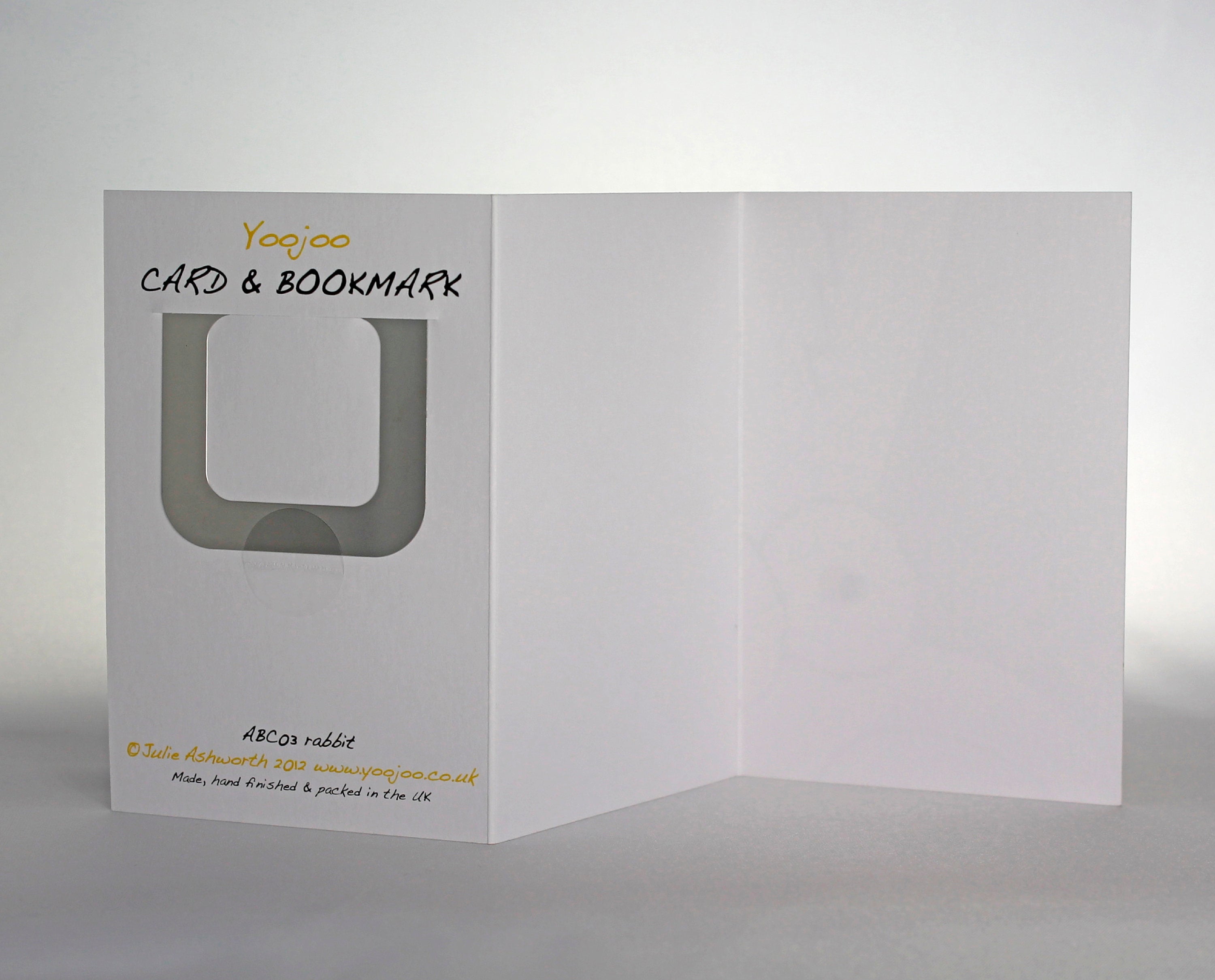 Rabbit Card with Bookmark