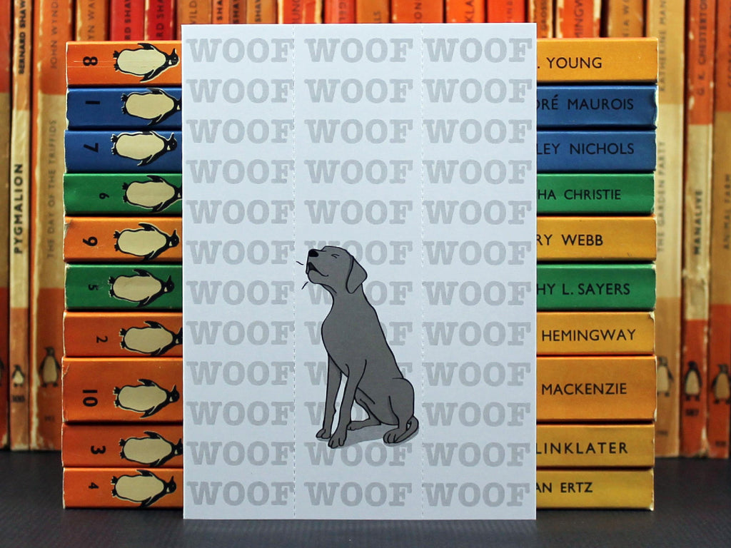 Great Dane Card with Bookmark