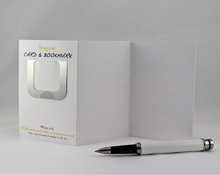 Lily Birthday Card with Bookmark