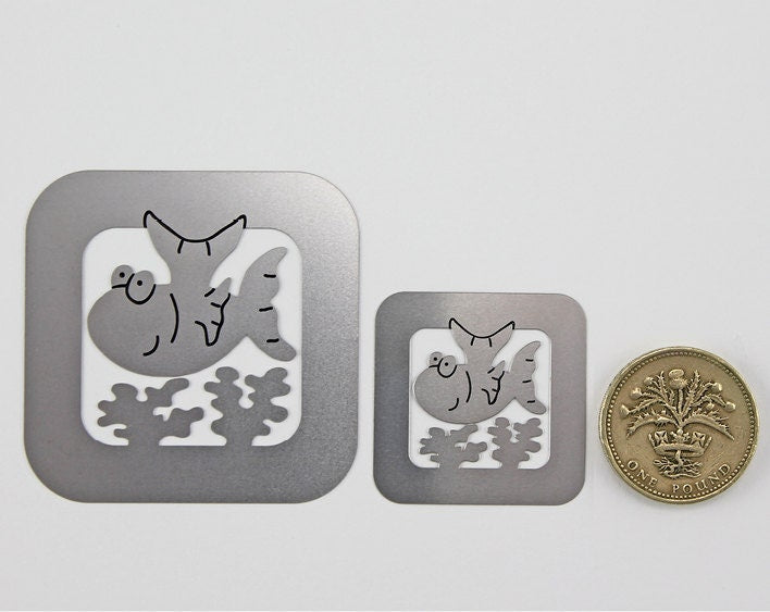 Fish Bookmark with Origami Gift Box