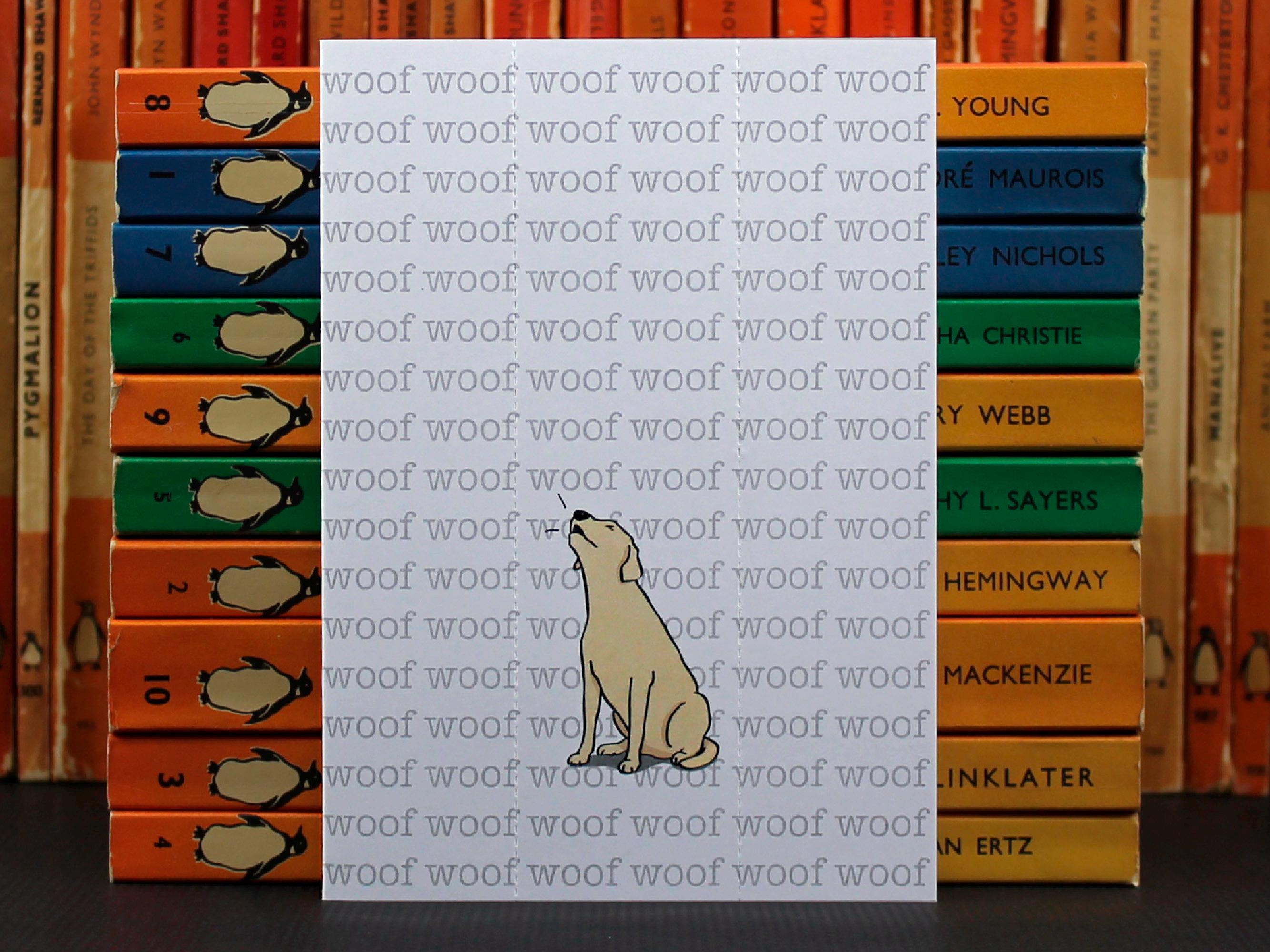 Labrador Card with Bookmark