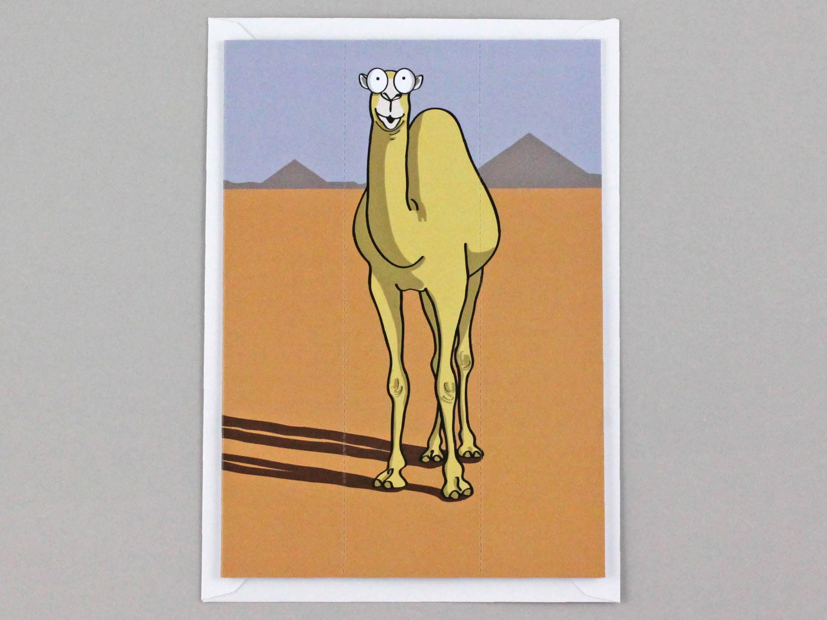 Camel Card with Bookmark