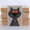 Black Cat Card with Origami Bookmark