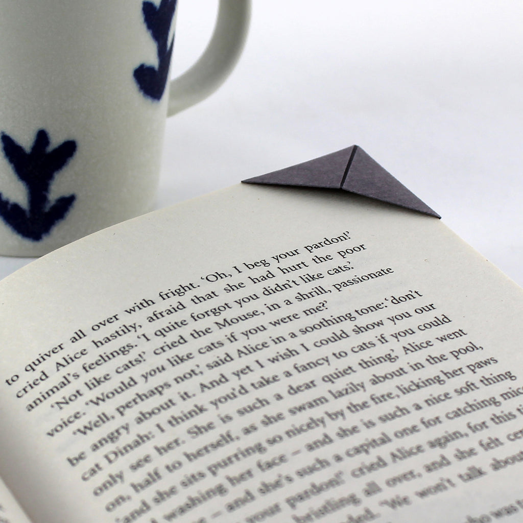 British Shorthair Cat Card with Origami Bookmark