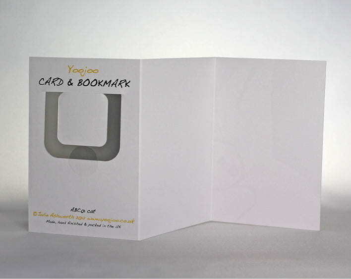Cat card with Bookmark