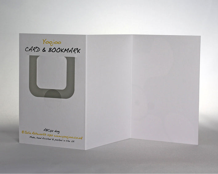 Dog Card with Bookmark