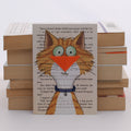 Ginger Cat Card with Origami Bookmark