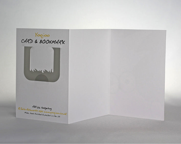 Hedgehog Card with Bookmark