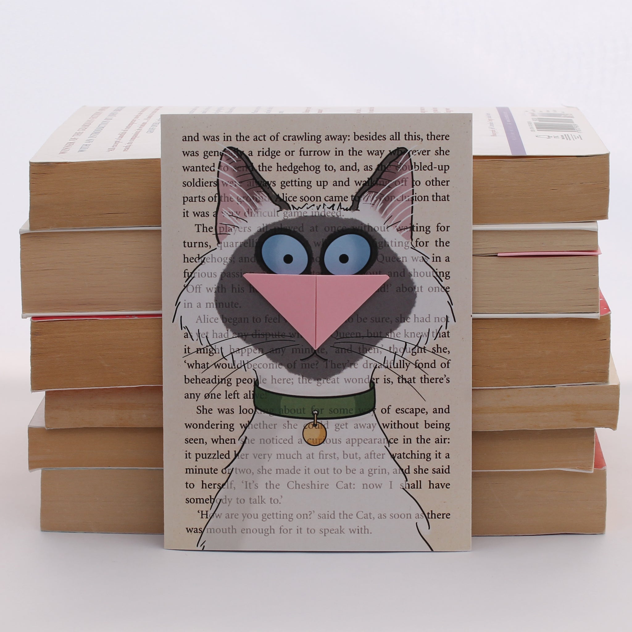 Ragdoll Cat Card with Origami Bookmark