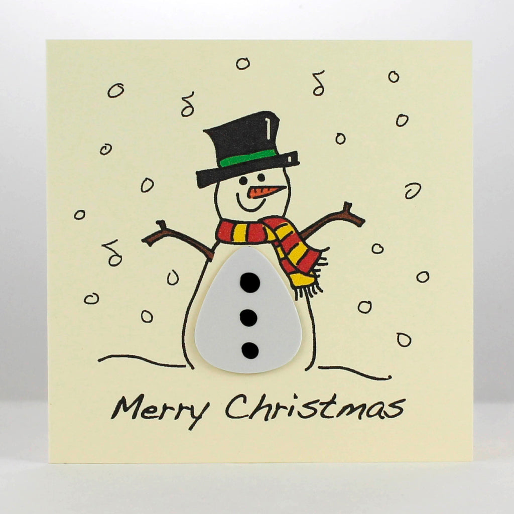 Snowman Christmas Card with Plectrum