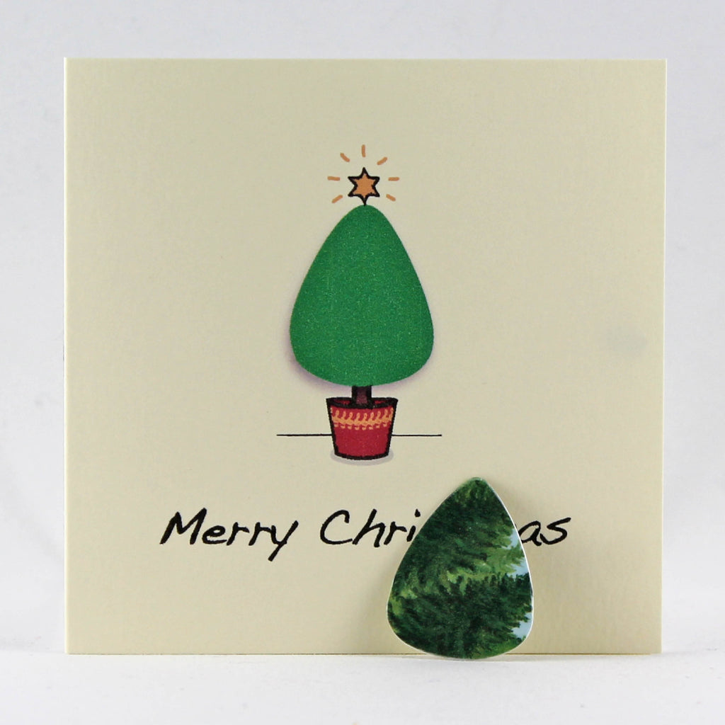 Christmas Tree Card with Plectrum