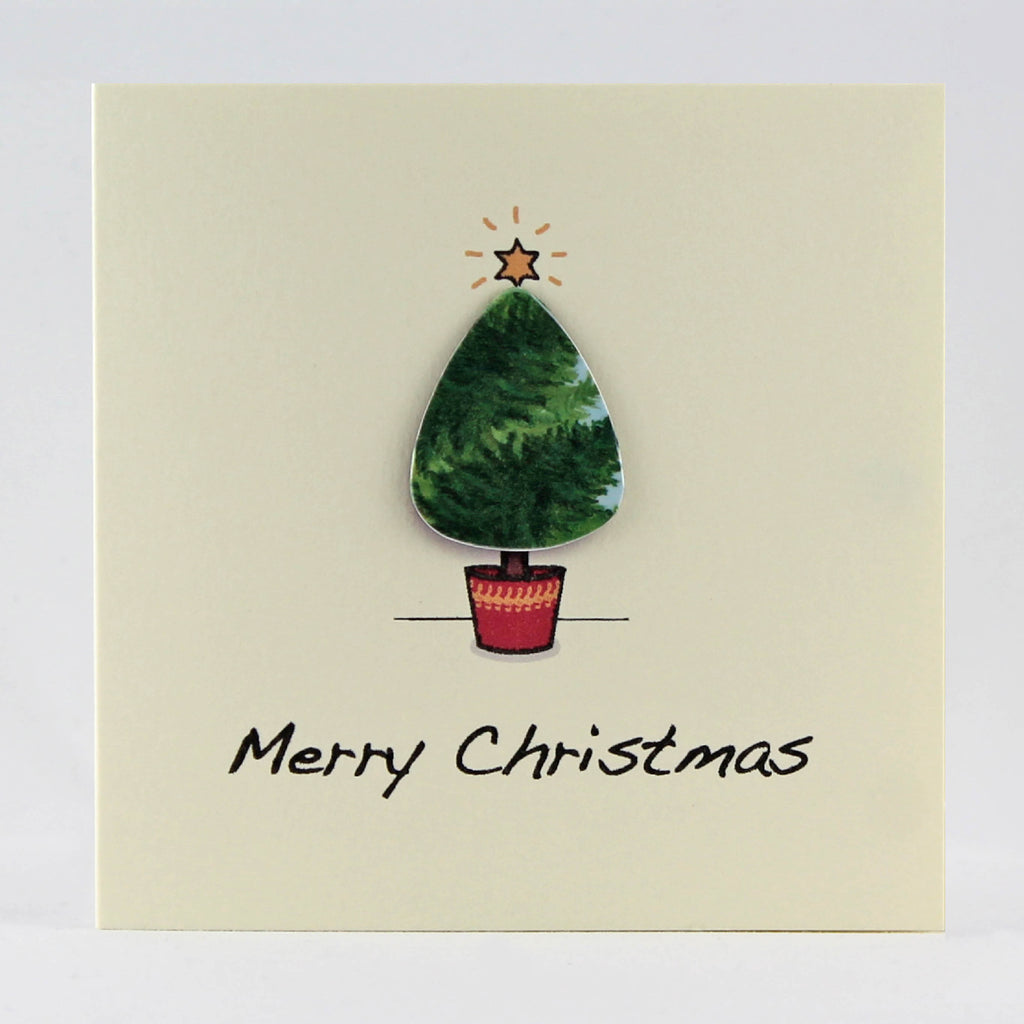 Christmas Tree Card with Plectrum