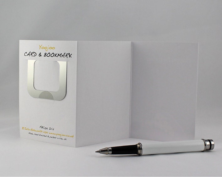 Iris Birthday Card with Bookmark