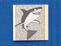 Shark Card with Origami Bookmark