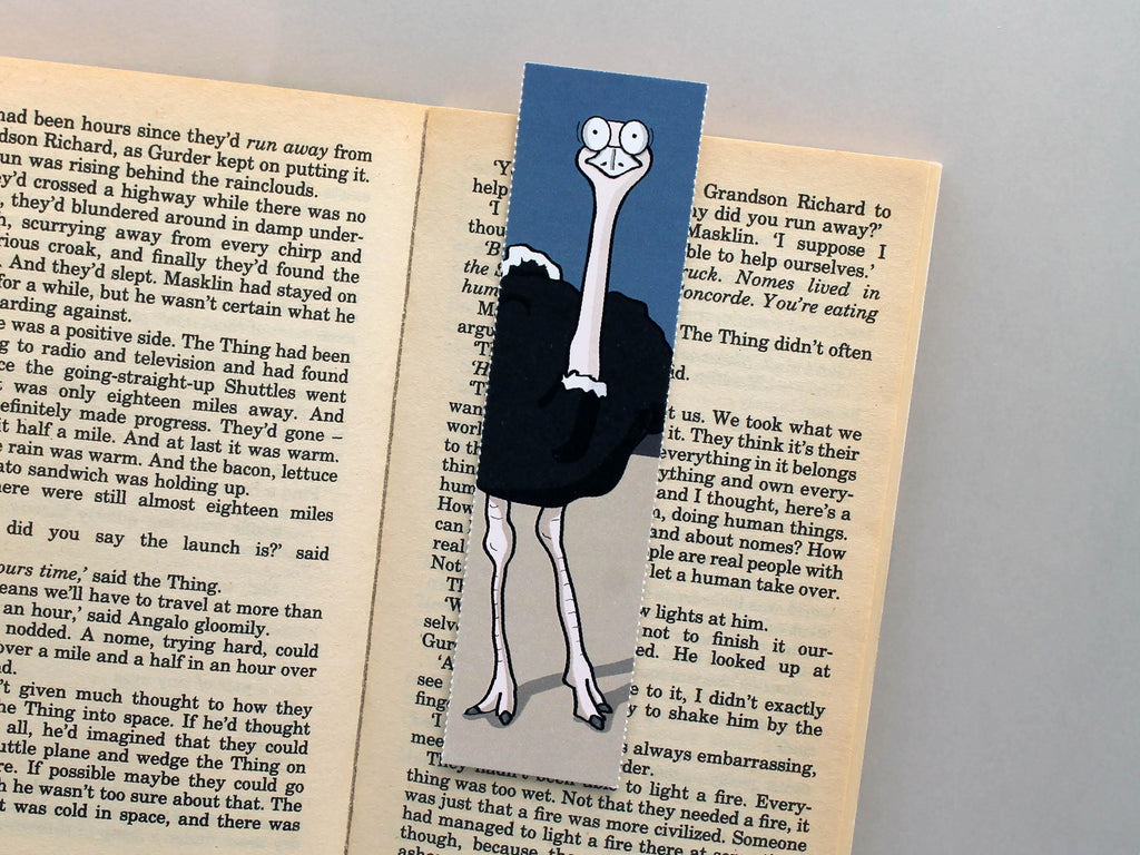 Ostrich Card with Bookmark