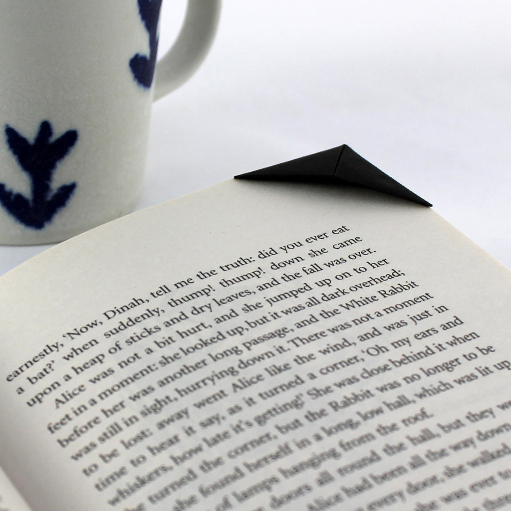 Black Cat Card with Origami Bookmark