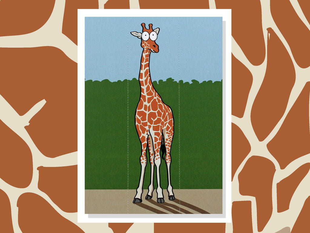 Giraffe Card with Bookmark