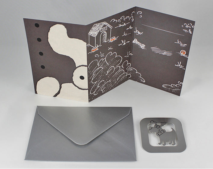 Dog Card with Bookmark