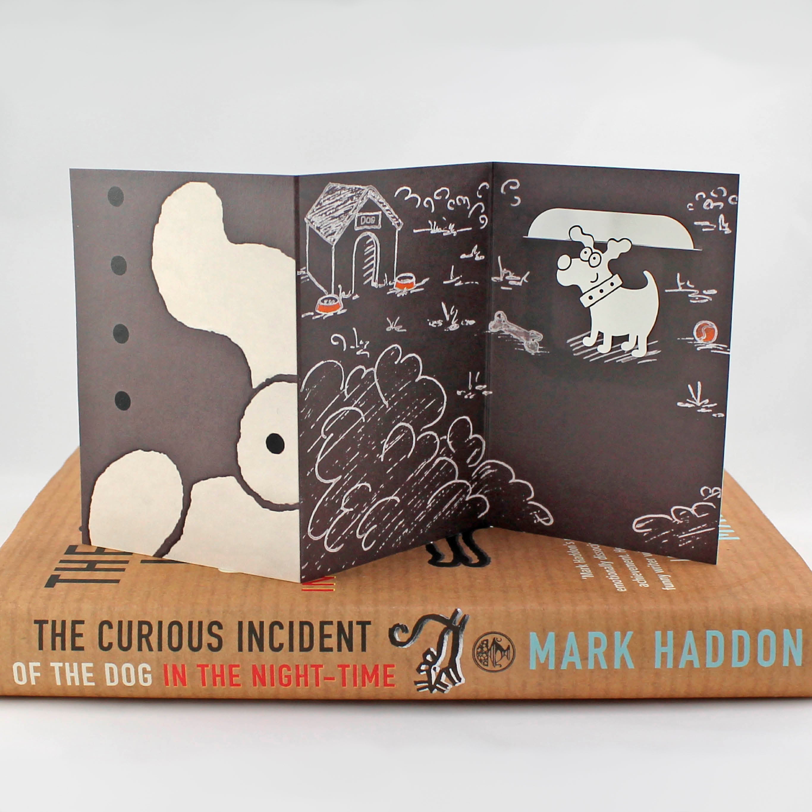 Dog Card with Bookmark